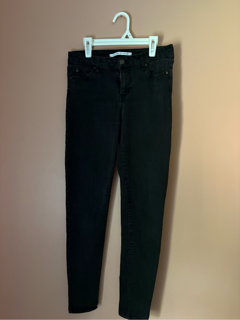 Celebrity Pink Black Skinny Jeans